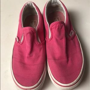 Women’s slide on pink Vans